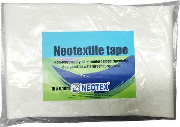 Neotex Neotextile Μη Υφαντός Πολυεστερικός Οπλισμός 50gr/τ.μ. (Γεωύφασμα) για Ενίσχυση Επαλειπτικών