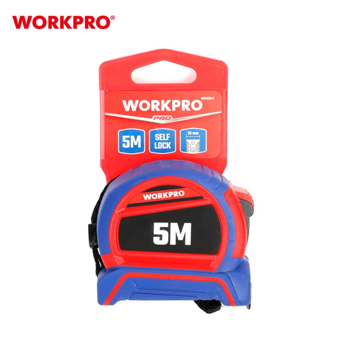 Workpro WP261041 Μέτρο Ρολό Διπλής Όψης 25mm 5m