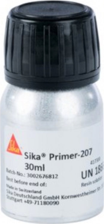 Sika Primer 207 Αστάρι Διαλύτου Κατάλληλο για Γυαλί-Πλαστικό-PVC Μαύρο 30ml