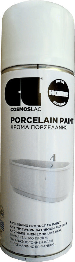 Cosmos Lac No401 Porcelain Paint Χρώμα Πορσελάνης Λευκό 400ml