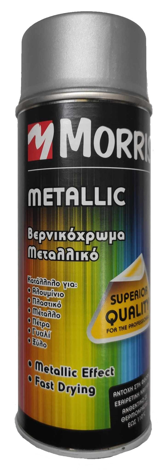 Morris 28545 Metallic Effect Μεταλλικό Χρώμα Ασημί 400ml