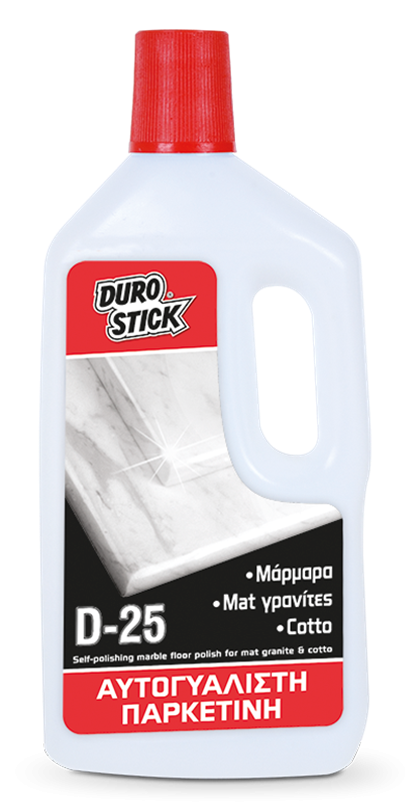 Durostick D-25 Αυτογυάλιστη Παρκετίνη Μαρμάρων Διάφανη