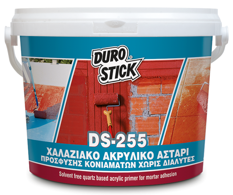 Durostick DS-255 Χαλαζιακό Αστάρι Πρόσφυσης Κονιαμάτων (Κόλλας Πλακιδίων, Πατητής Τσιμεντοκονίας) Κεραμιδί