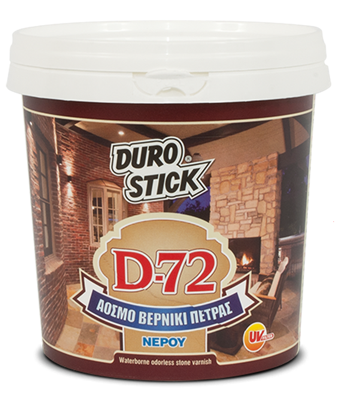 Durostick D-72 Άοσμο Βερνίκι Πέτρας Νερού Διάφανο 750ml