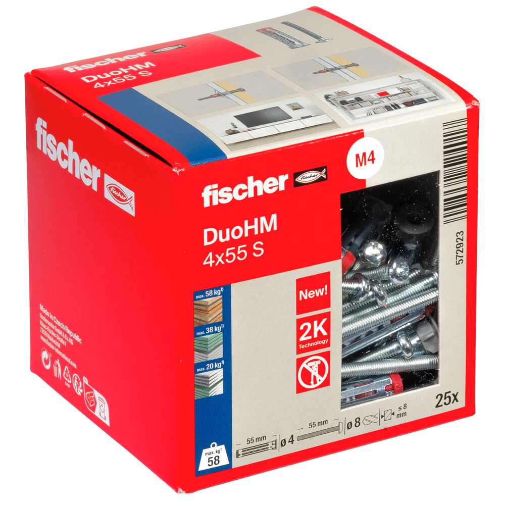 Fischer DuoHM Βύσμα Γυψοσανίδας