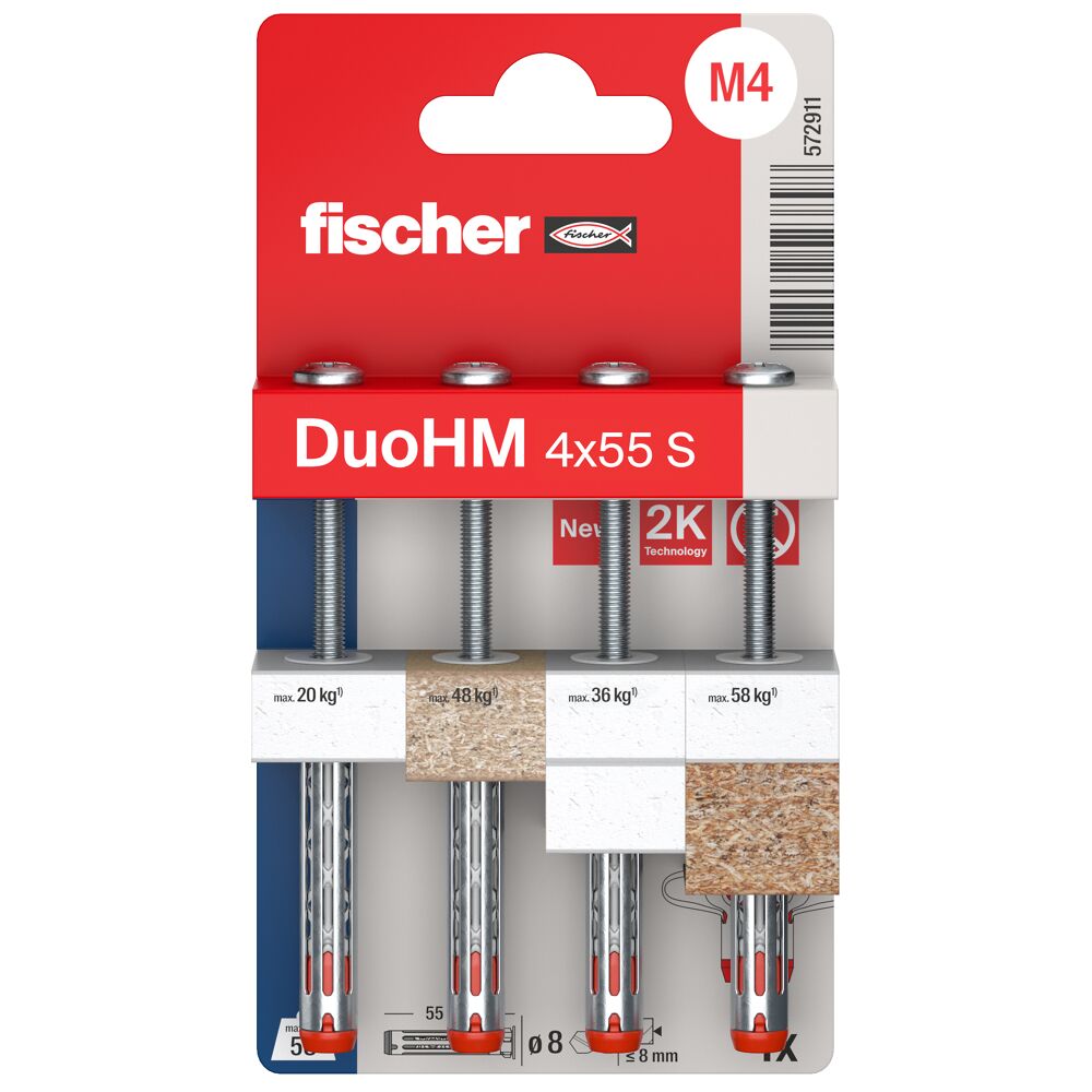 Fischer DuoHM Βύσμα Γυψοσανίδας