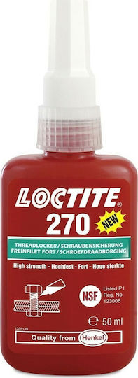 Henkel Loctite 270 Ασφαλιστικό Κόλλα Σπειρωμάτων Υψηλής Αντοχής Πράσινο 10ml