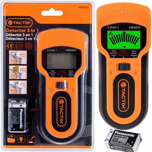Tactix 405602 Ανιχνευτής Καλωδίων-Μετάλλων-Ξύλων