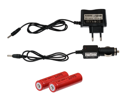 Krausmann LT40140 Φακός Αλουμινίου LED Κεφαλής 300lm Επαναφορτιζόμενος με Αντάπτορα 12V-220V