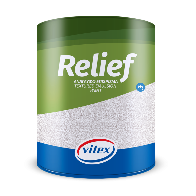 Vitex Relief Ανάγλυφο Επίχρισμα Λευκό ΜΑΤ
