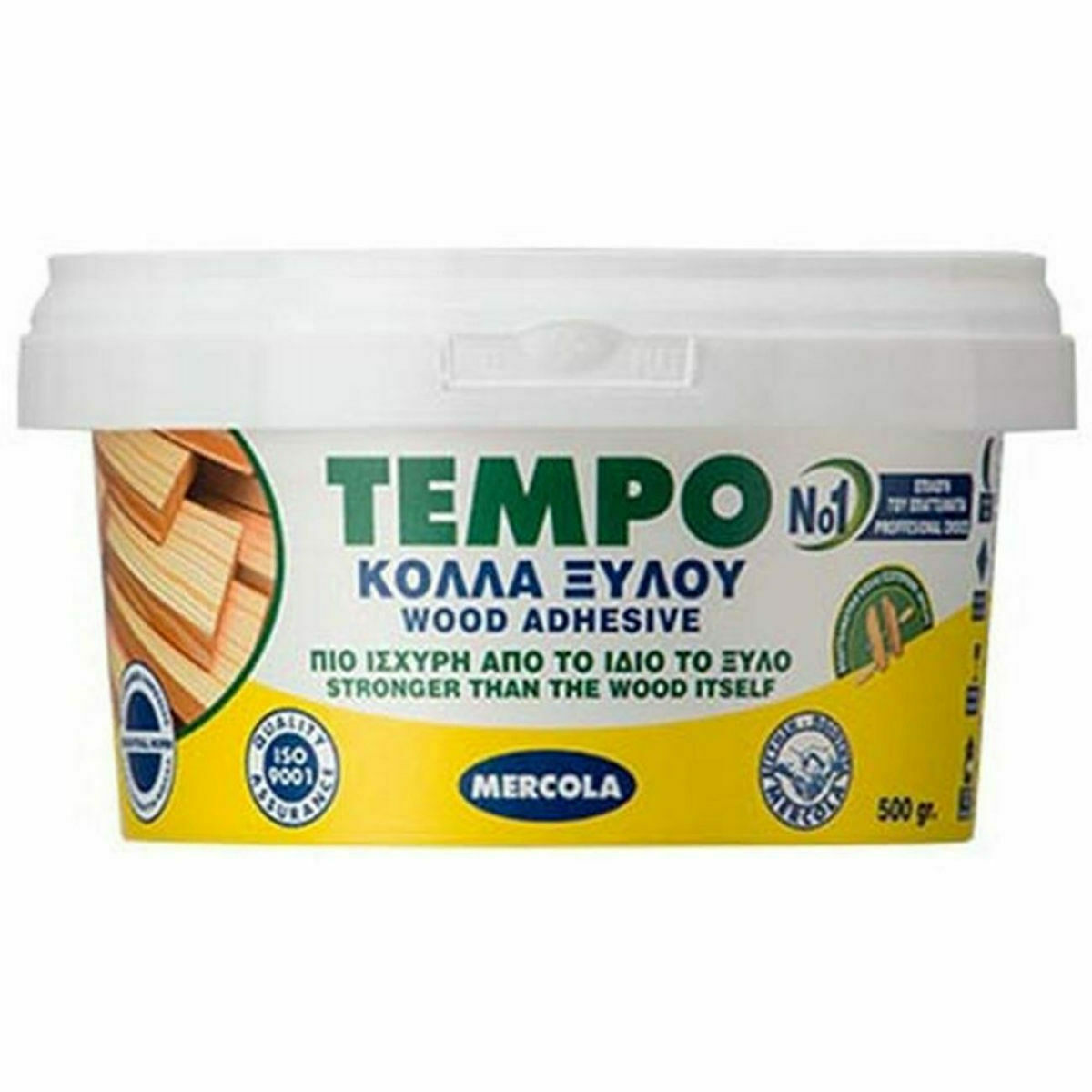 Mercola Tempo Ξυλόκολλα Κρυσταλλιζέ D2 500gr