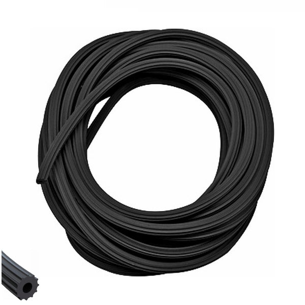 Λάστιχο Σίτας Μαύρο 6mm (Τρέχον Μέτρο)