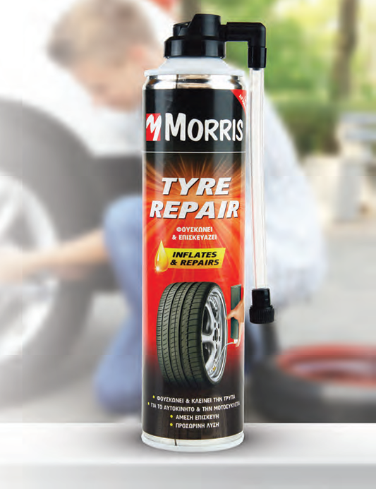 Morris 28606 Tyre Repair Αφρός Επισκευής Ελαστικών Spray 400ml