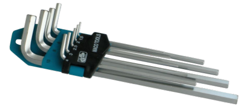 Maco 88220 Κλειδιά Άλλεν Μακρυά 1.5-2-2.5-3-4-5-6-8-10mm (9 τμχ)