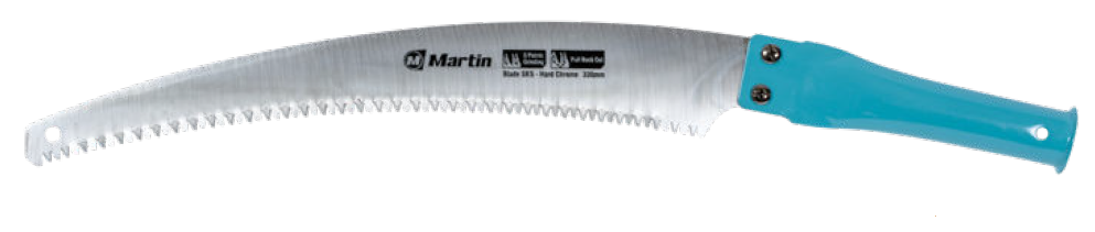 Martin MR.21030 Πριόνι Κλάδου Κυρτό με Διπλό Δόντι, Μεταλλική Λαβή και Τρύπα για Κοντάρι 330mm