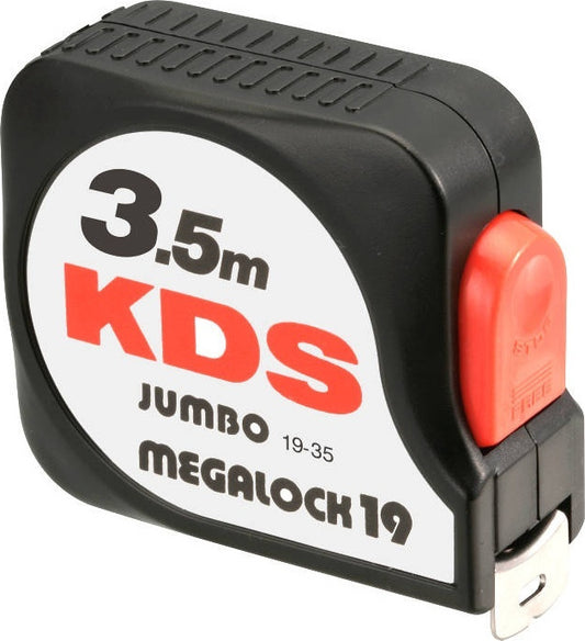 KDS Jumbo Megalock Μέτρο με Αυτόματη Επαναφορά 19mm