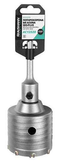 Krausmann AC13520 Ποτηροτρύπανο Τοίχου SDS 68mm