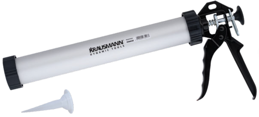 Krausmann Πιστόλι Σιλικόνης Κλειστού Τύπου 600ml (15")375mm Αλουμίνιο