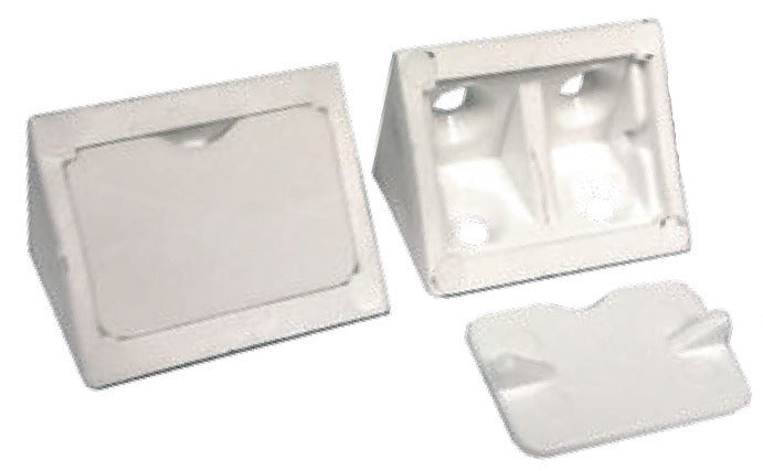 Hardplast Γωνιά Πλαστική με Καπάκι 20*20*33mm (1 τμχ)