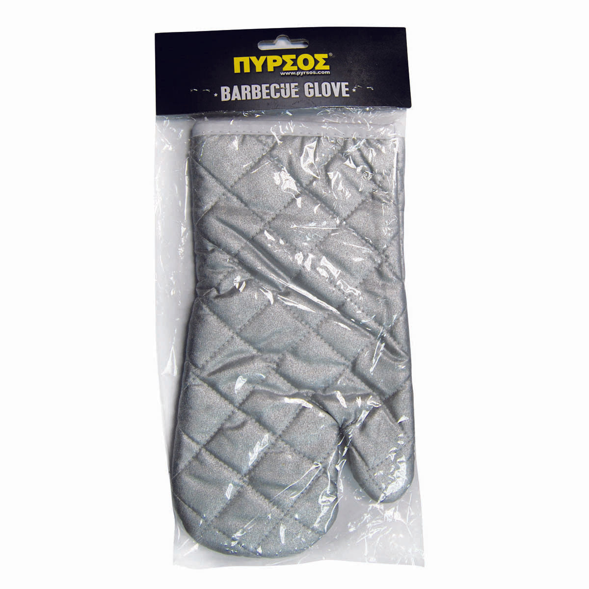 Πυρσός Γάντο Φούρνου Ασημί 29cm (1 τμχ)