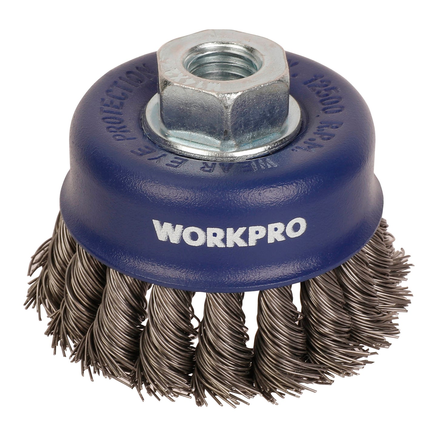 Workpro WP47046 Συρματόβουρτσα Καμπάνα Γαλβανιζέ Κοτσίδα Μ14 125mm