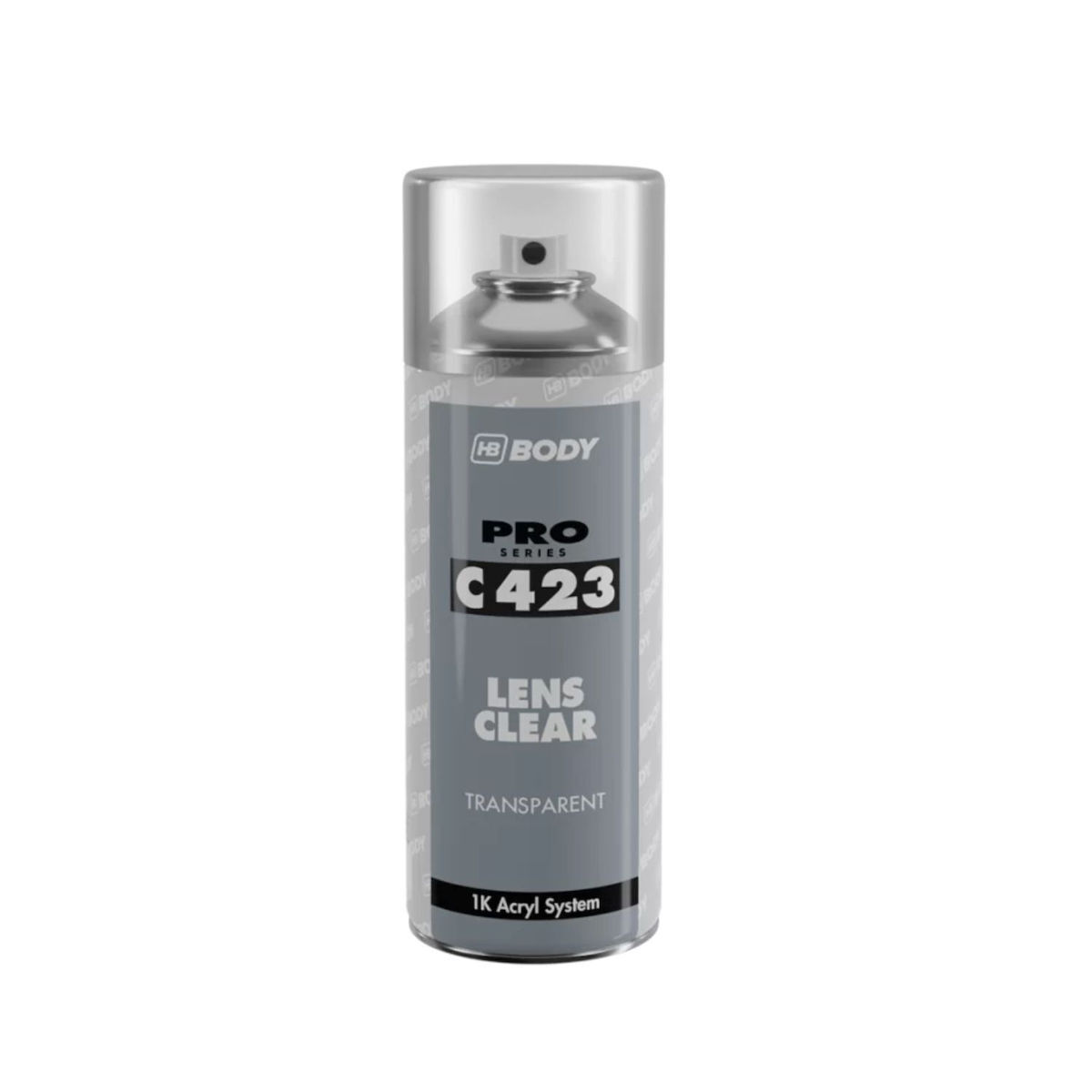HB Body Lens Μαύρο Διάφανο Βερνίκι Φαναριών Spray 400ml