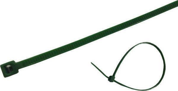Eurolamp Δεματικά Πράσινα 200*2.5mm (100 τμχ)