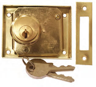 Golddoor Κλειδαριά Συρταριών Εξωτερικό 48*60mm Χρυσή