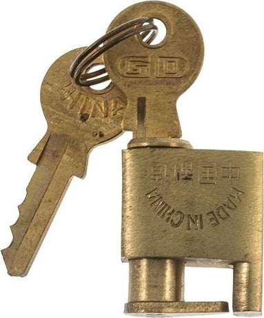 Golddoor Κλειδαριά Λουκέτο Δίσκου Τηλεφώνου Ορειχάλκινο Πλακέ 20*25mm