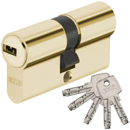 Abus D6 Κύλινδρος Ασφαλείας Ορειχάλκινος με 5 Κλειδιά
