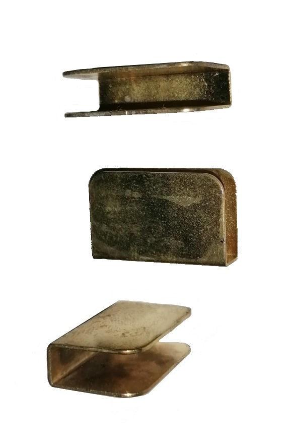Αντίκρισμα Μαγνητών Μεταλλικό Χρυσό 13*20mm (Άνοιγμα 5mm) 1τμχ