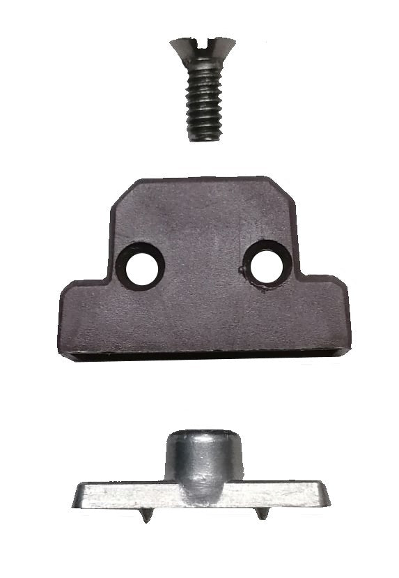 Φεράμια Μίλια Ντουλαπιών Καφέ 25*45mm (Σετ 4τμχ)