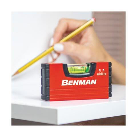 Benman 72874 Αλφάδι Αλουμινίου Μαγνητικό 10cm