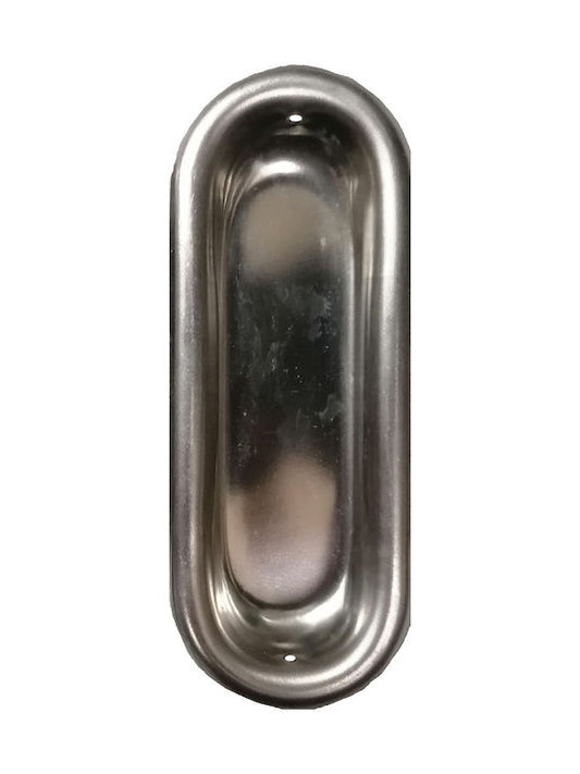 Χούφτα Μεταλλική Οβάλ Νίκελ 34*87mm