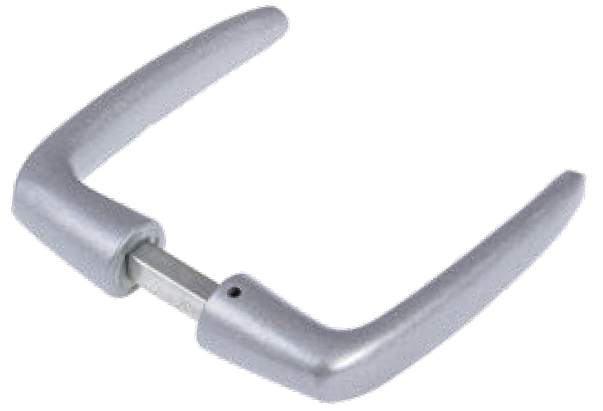 Πόμολο Σιδηρόπορτας-Αλουμινόπορτας Φ8mm (Χωρίς Ροζέτα)