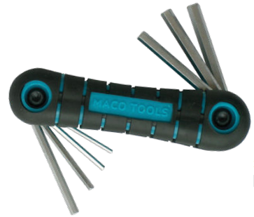 Maco 88510 Κλειδιά Άλλεν Σουγιάς 1.5-2-2.5-3-4-5-5.5-6mm (8 τμχ)