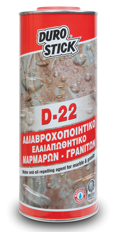 Durostick D-22 Αδιαβροχοποιητικό Ελαιoαπωθητικό Μαρμάρων-Γρανιτών 1lt