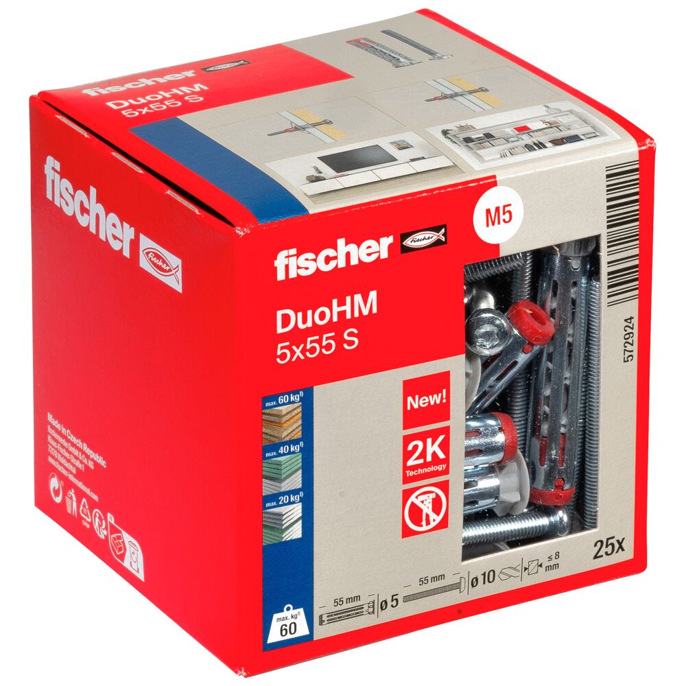 Fischer DuoHM Βύσμα Γυψοσανίδας