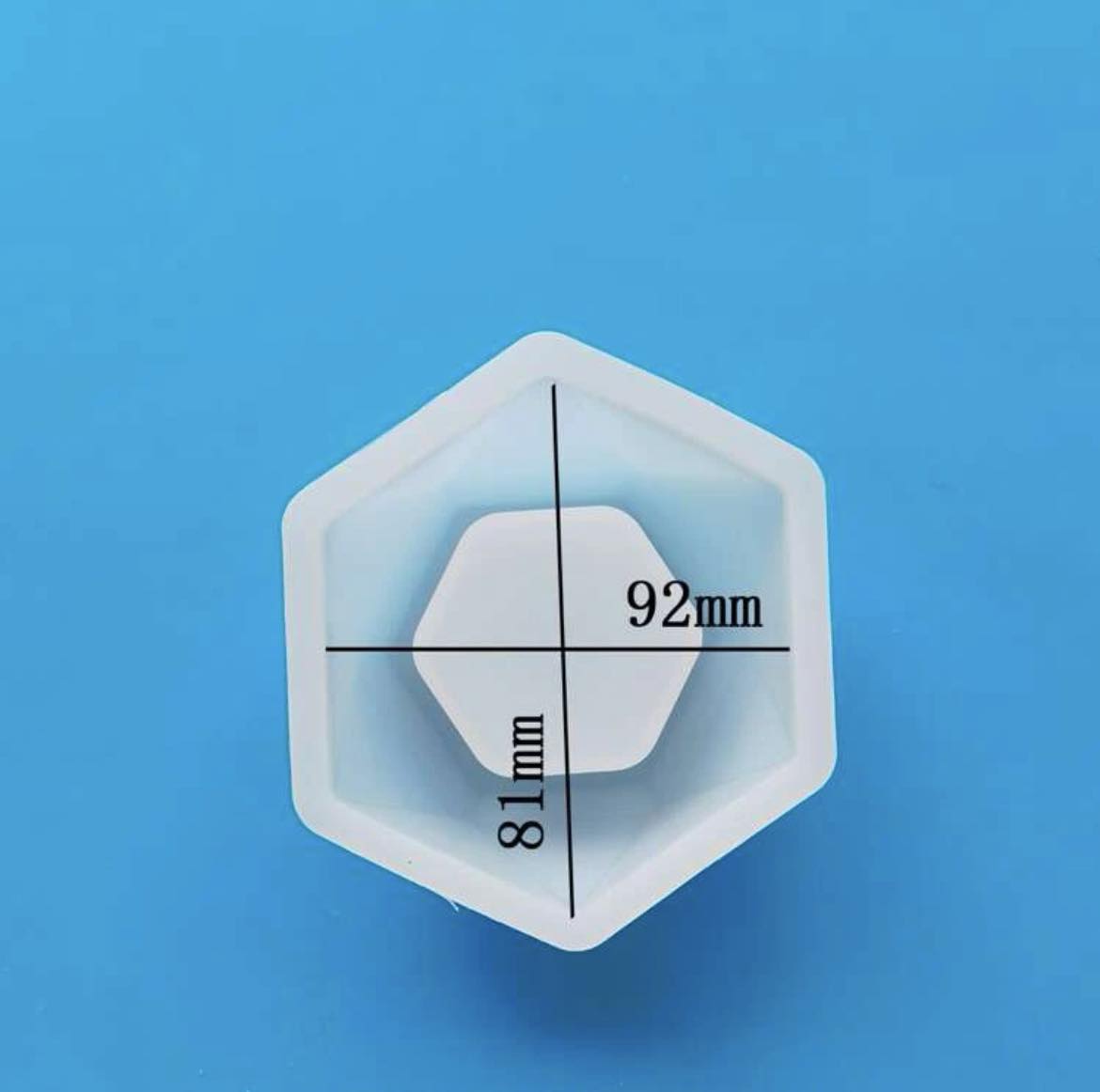 Καλούπι Σιλικόνης Ρομβοειδές 81x92mm (Ύψος 45mm)