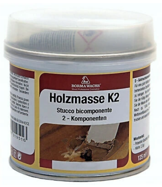 Borma Wachs Holzmasse K2 Πολυεστερικός Ξύλοστοκος με Πριονίδι 2 Συστατικών
