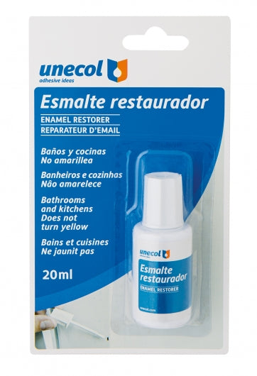 Unecol Enamel Restorer Διορθωτικό Σμάλτο Εμαγιέ Λευκό 20ml