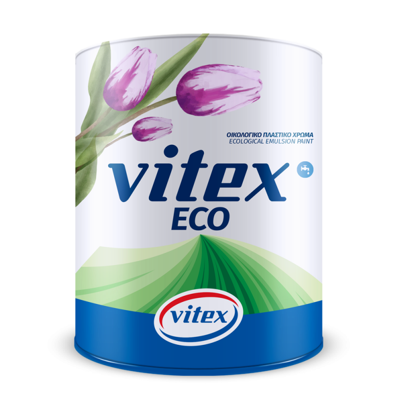 Vitex Eco Οικολογικό Πλαστικό Λευκό ΜΑΤ 10lt