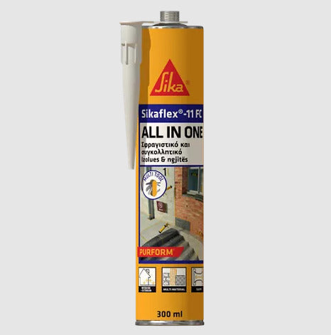 Sika Sikaflex 11 FC All In One Purform Σφραγιστικό Συγκολλητικό Πολυουρεθάνης Λευκό 300ml