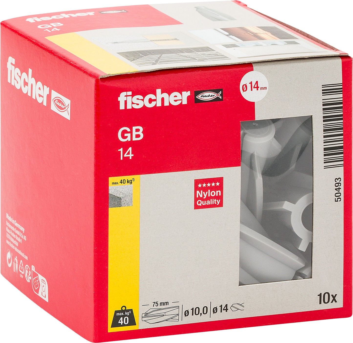 Fischer GB Βύσμα Πορομπετόν-Αλφαμπλόκ