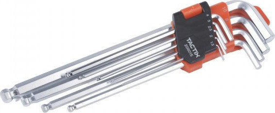 Tactix 206015 Κλειδιά Άλλεν Μπίλιας Σετ 1.5-10 (9 τμχ)