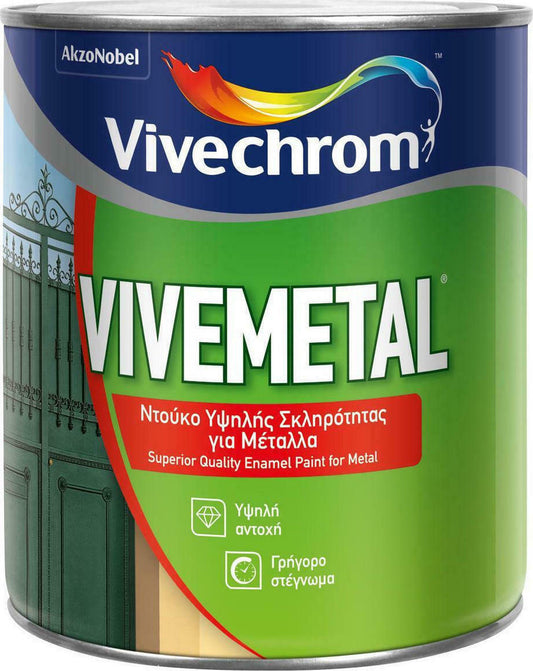 Vivechrom Vivemetal Ντουκόχρωμα Μαύρο Satin