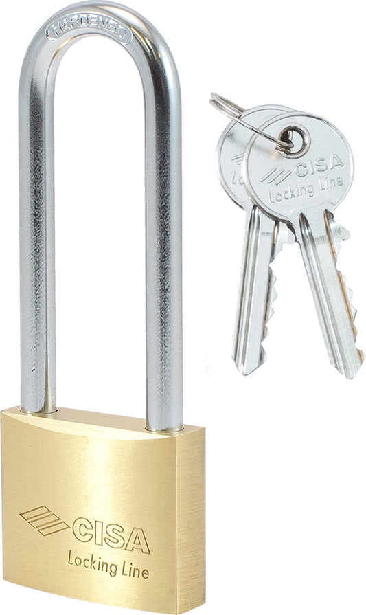 Cisa Locking Line Λουκέτο Μακρύλαιμο με 2 Κλειδιά