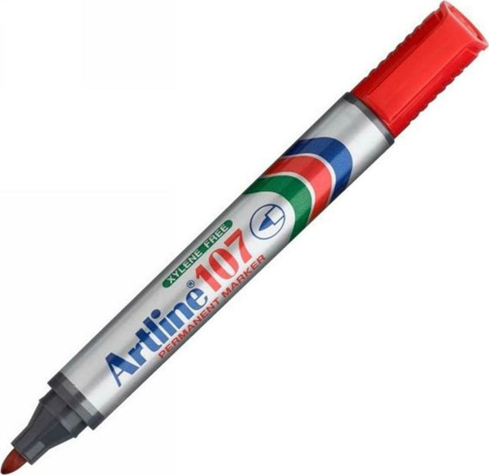 Artline 107 Μαρκαδόρος Ανεξίτιλος Πλαστικός Στρογγυλή Μύτη 1.5mm