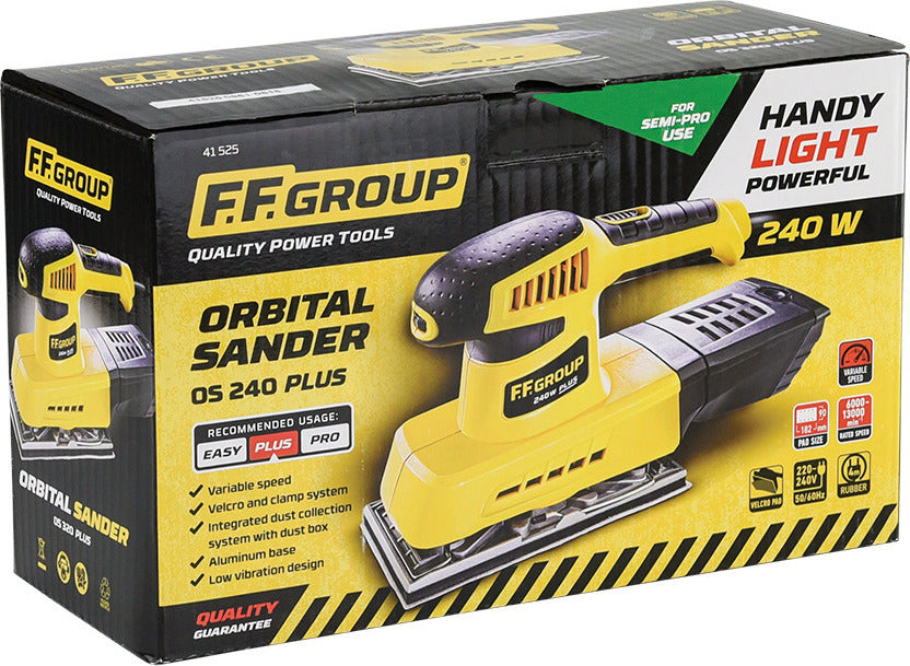 F.F.Group 41525 OS 240 PLUS Παλμικό Τριβείο Ρυθμιζόμενο Ρεύματος με Σύστημα Αναρρόφησης 240W