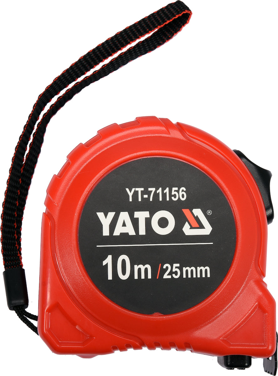 Yato YT-71156 Μέτρο Πλαστικό με Αυτόματη Επαναφορά 10m*25mm